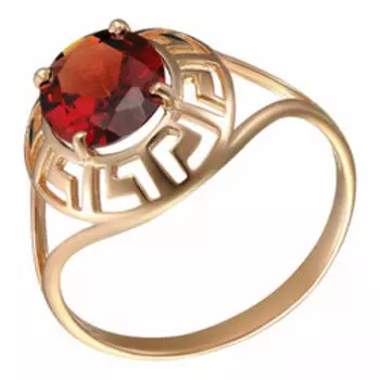 Серебряное кольцо с гранатом