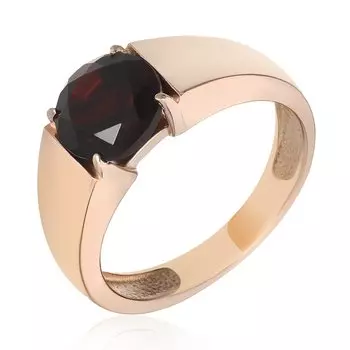 Серебряное кольцо с гранатом