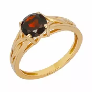 Серебряное кольцо с гранатом