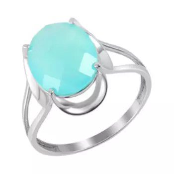 Серебряное кольцо с халцедоном