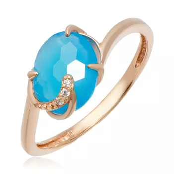 Серебряное кольцо с халцедоном