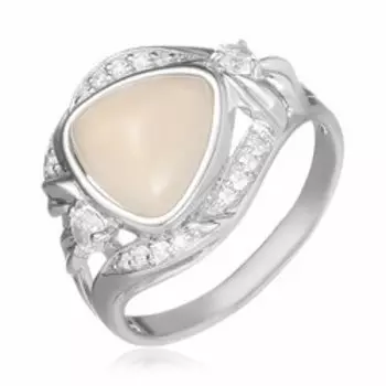 Серебряное кольцо с халцедоном