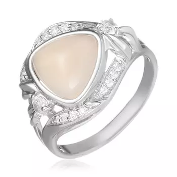 Серебряное кольцо с халцедоном