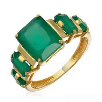 Серебряное кольцо с хризопразом