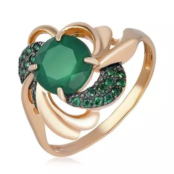 Серебряное кольцо с хризопразом