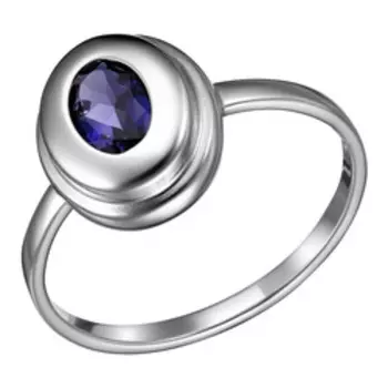 Серебряное кольцо с иолитом