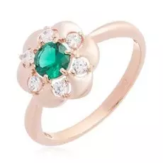 Серебряное кольцо с изумрудом