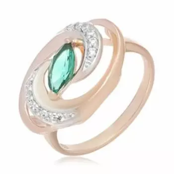 Серебряное кольцо с изумрудом