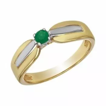 Серебряное кольцо с изумрудом