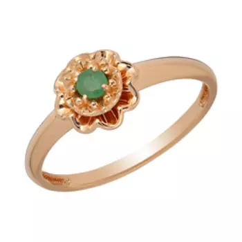 Серебряное кольцо с изумрудом