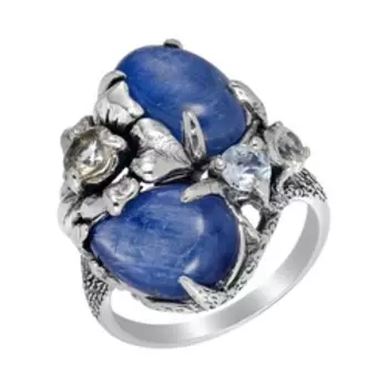 Серебряное кольцо с кианитом