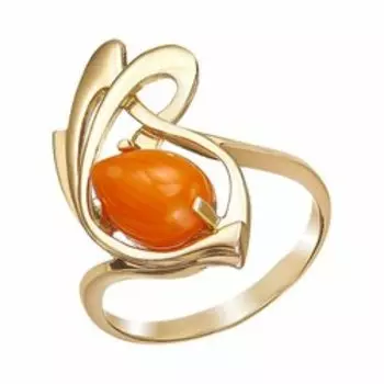 Серебряное кольцо с кораллом