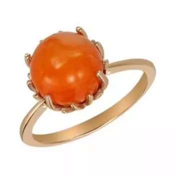 Серебряное кольцо с кораллом