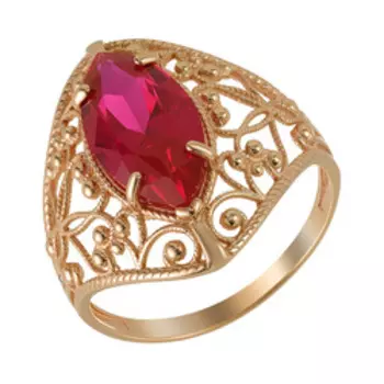 Серебряное кольцо с корундом