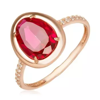 Серебряное кольцо с корундом