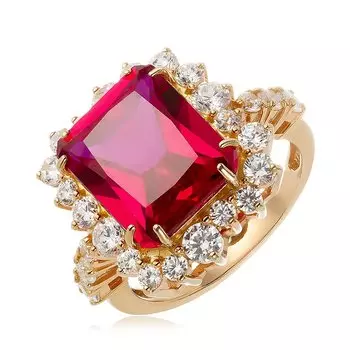 Серебряное кольцо с корундом