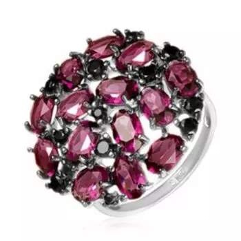 Серебряное кольцо с кристаллами SWAROVSKI