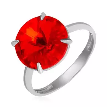 Серебряное кольцо с кристаллом SWAROVSKI