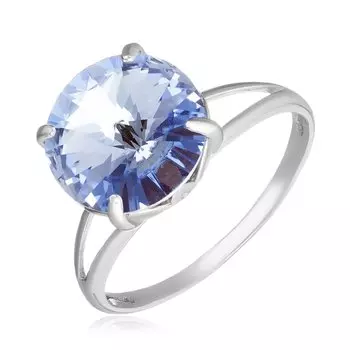Серебряное кольцо с кристаллом SWAROVSKI