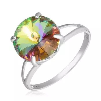 Серебряное кольцо с кристаллом SWAROVSKI