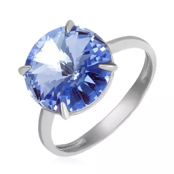 Серебряное кольцо с кристаллом SWAROVSKI