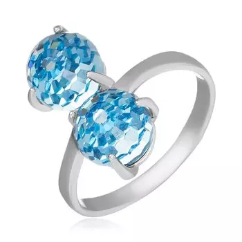 Серебряное кольцо с кристаллом SWAROVSKI