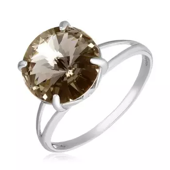 Серебряное кольцо с кристаллом SWAROVSKI