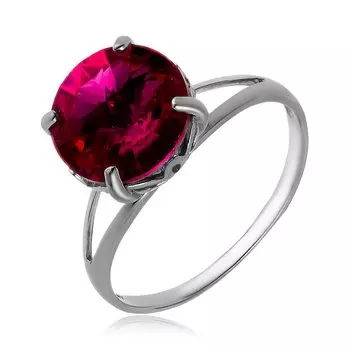 Серебряное кольцо с кристаллом SWAROVSKI