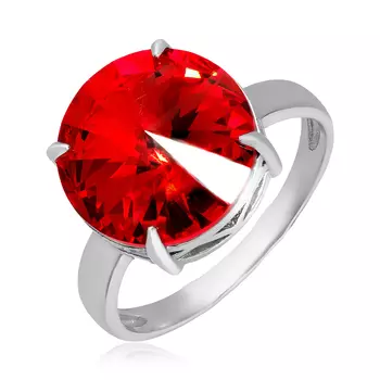 Серебряное кольцо с кристаллом SWAROVSKI