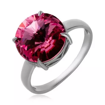 Серебряное кольцо с кристаллом SWAROVSKI