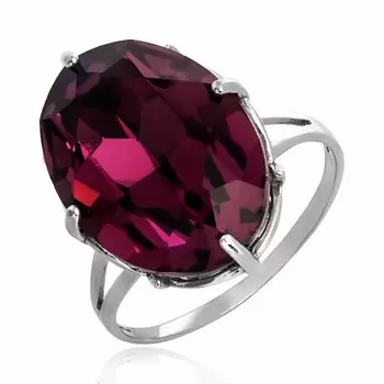 Серебряное кольцо с кристаллом SWAROVSKI