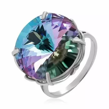 Серебряное кольцо с кристаллом SWAROVSKI