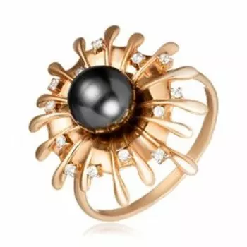 Серебряное кольцо с кристаллом Swarovski