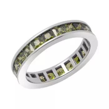 Серебряное кольцо с кубическим цирконием