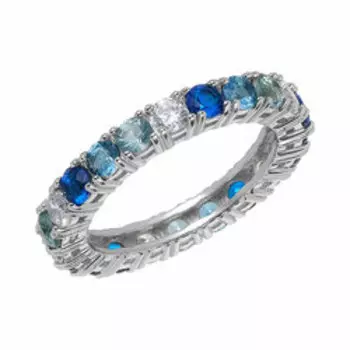 Серебряное кольцо с кубическим цирконием