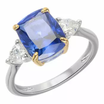 Серебряное кольцо с кубическим цирконием