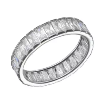 Серебряное кольцо с кубическим цирконием