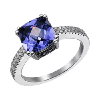 Серебряное кольцо с кубическим цирконием