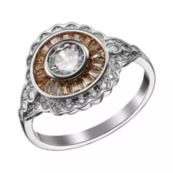 Серебряное кольцо с кубическим цирконием