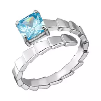 Серебряное кольцо с кубическим цирконием