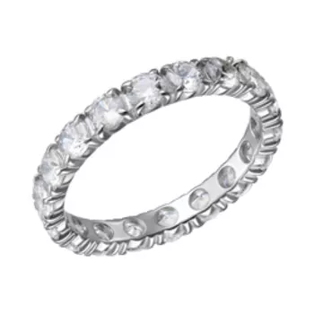 Серебряное кольцо с кубическим цирконием