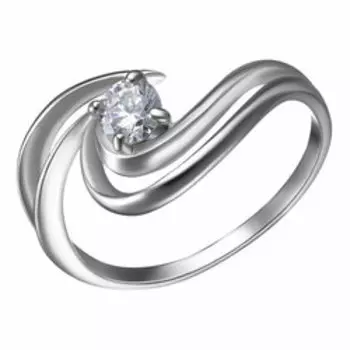 Серебряное кольцо с кубическим цирконием