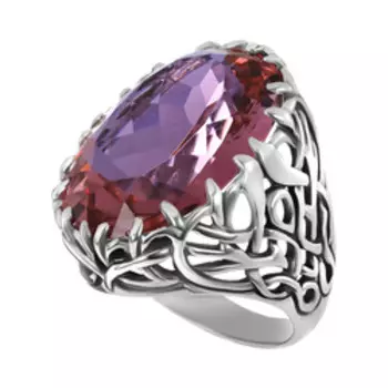 Серебряное кольцо с кварцем