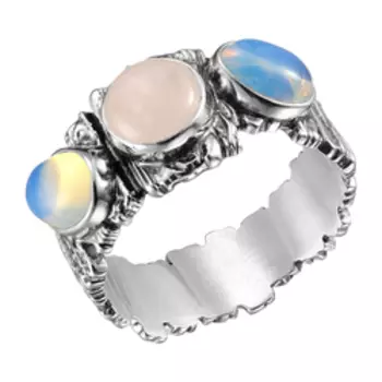 Серебряное кольцо с кварцем