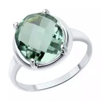 Серебряное кольцо с кварцем