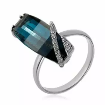 Серебряное кольцо с кварцем