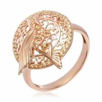 Серебряное кольцо с кварцем