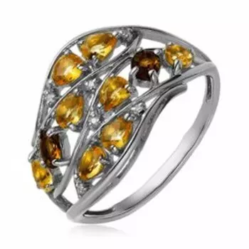 Серебряное кольцо с кварцем