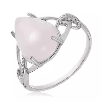 Серебряное кольцо с кварцем