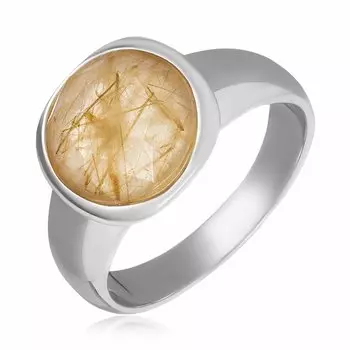 Серебряное кольцо с кварцем